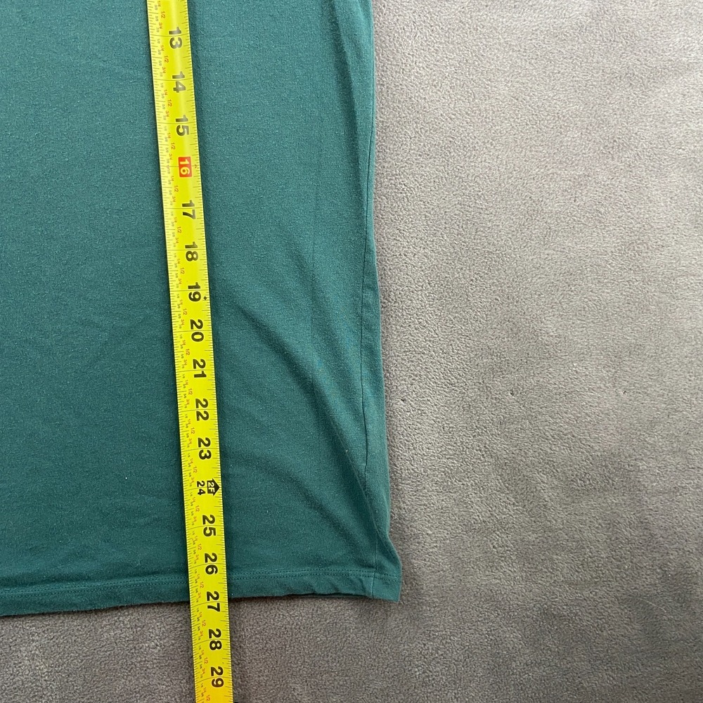 Nike Athletic T Shirt Sz Small Teal Dri Fit Cotton Sweat Wicking Crew Neck - Picture 9 of 10